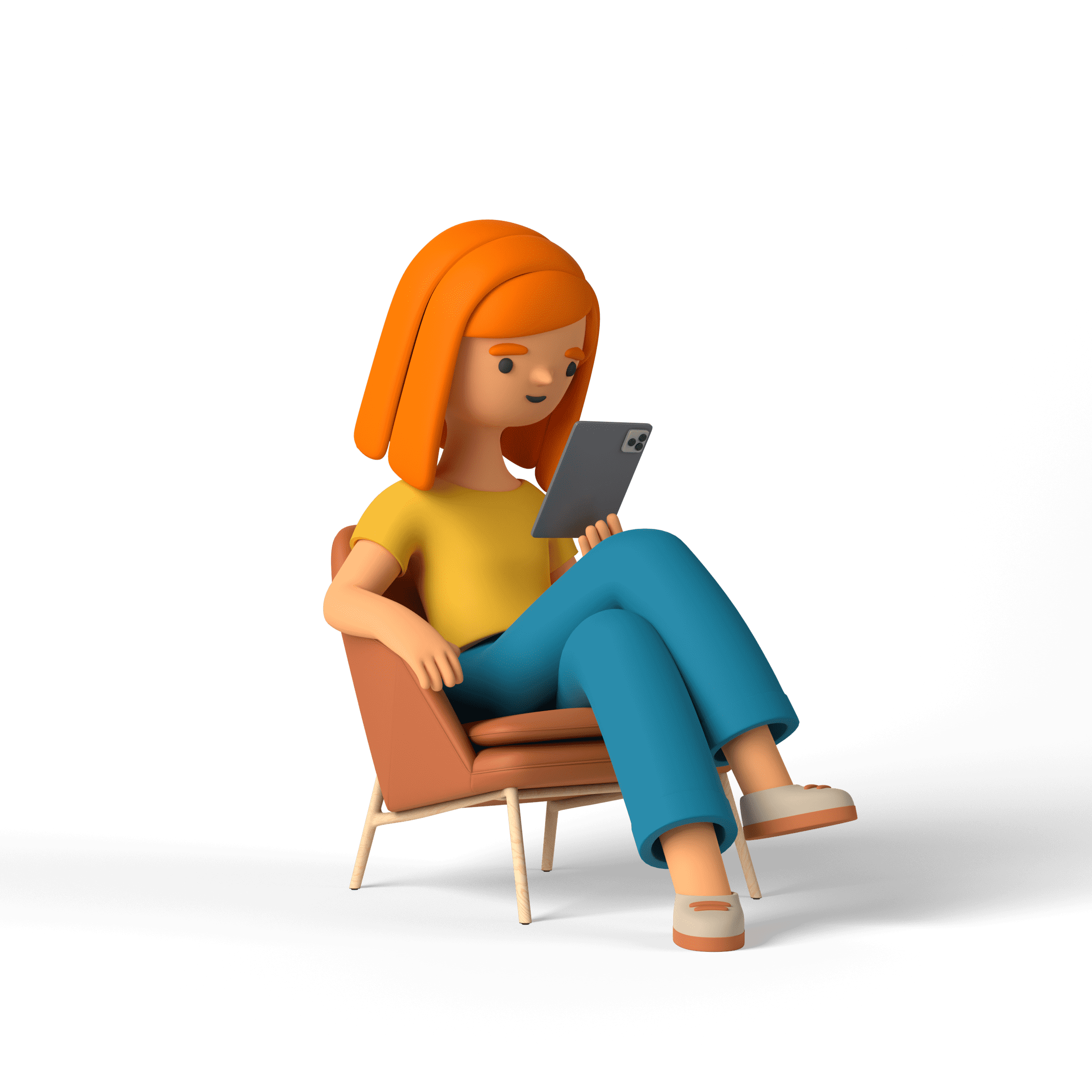 Webstack Digital logo With 3d Girl Hand